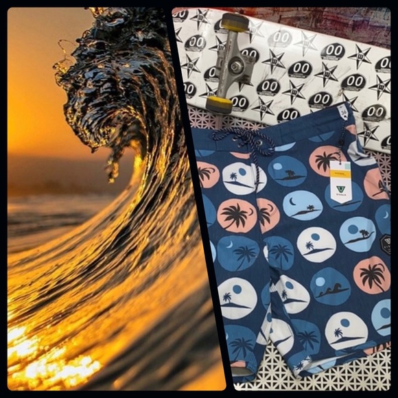 🔥VISSLA RADICALS BOARDSHORTS🔥WAIST-36🔥 - Picture 2 of 8